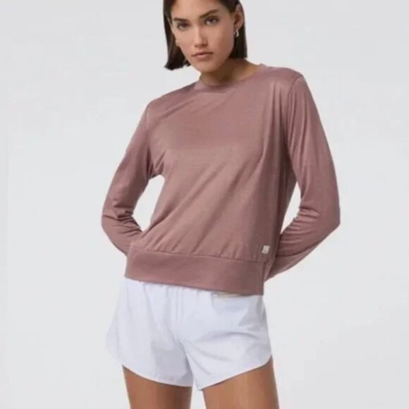 Vuori Tops - Vuori Women's Pink Long Sleeve Top